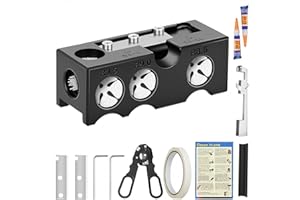 TEL CHARME * Billard Queue Reparaturset 10er Set, Pool Queue Tip Shaper, Billardzubehör mit Formgeber für Billardstockspitzen, Reparaturwerkzeugset für den Austausch und die Formgebung von Billardstockspitzen