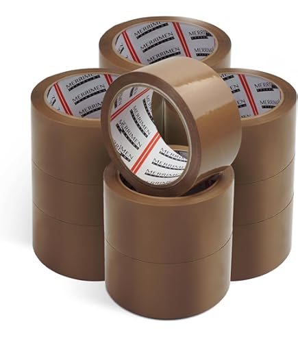 Brown Packing Tape - Multi-width  2 X 48mm And 2 X 75mm  Pack Of 4 Rolls 66m - View #11