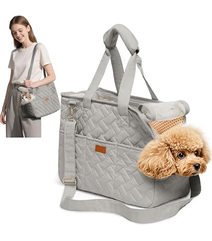 Trasportino Per Cani E Gatti Dogmar - Impermeabile, Ventilato, Imbottito, Con Fondo Rimovibile, Per Animali Fino A 6 Kg