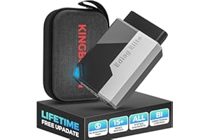 KINGBOLEN EDIAG Elite OBD2 Scanner Bluetooth,Bi-directional Scan Tool Full System Car Diagnostic Tool for iOS & Android,15 Resets Oil,Brake,DPF Regeneration Tool No Subscriptions Lifetime Update.
