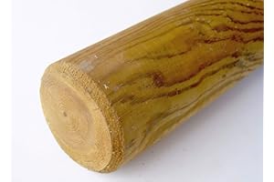 NEXTRADE ITALIA NEXTRADEITALIA CF da 1PZ PALI TONDI IN LEGNO Ø CM 8 ALTEZZA CM 150 H SENZA PUNTA TRATTATI ED IMPREGNATI PER RECINTO/STACCIONATA/STECCATO PALO TONDO