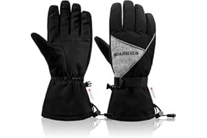 HOLOHOLO Guantes Ciclismo Guantes de Bicicleta de montaña Antideslizantes y amortiguadores con Color de señal Adecuado para Hombres y Mujeres Unisex