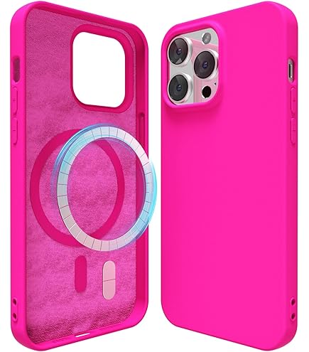 NALIA Neon-Silikonhülle Für IPhone 14 Pro – Rutschfest, Stoßfest & MagSafe-kompatibel, In Gelb
