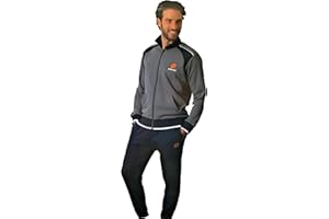 Lotto TUTA UOMO IN FELPA GARZATA - TUTA UOMO COMPLETA - TUTA SPORTIVA UOMO - TUTA UOMO COTONE FELPATO - TUTA UOMO INVERNALE