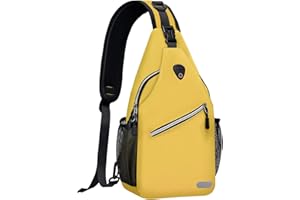 MOSISO Bolsa Cruzada Mochila de Pecho, Poliéster Duradero Pecho Hombro Desbalanceada Gimnasia Ligero Crossbody Saco Satchel al Aire Libre Excursión Bolsa Bandolera, Medium