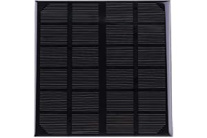 【𝐏å𝐬𝐤】 Solpanel, DC-utgång 3W 6V högeffektiv solmodul, för lampa