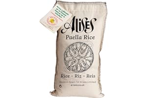 Alises - 1 Kg di riso per paella Bahia D.O. Valencia - Arroz Bahia, riso bianco spagnolo di qualità superiore