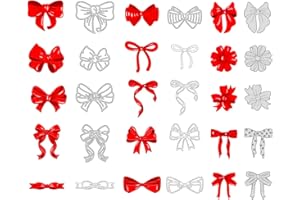 GLOBLELAND 15 Stili Fustella Bowknot Metallo Taglio Muore Mini Bowknot Taglio Muore Stencil Modello Fustelle per Stencil in Metallo per Album Goffratura Carta Artigianato Scrapbooking Decor