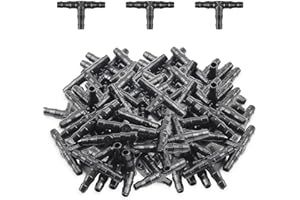 EZRANOVA Lot de 80 raccords en T pour tuyau d'arrosage 3/5 mm
