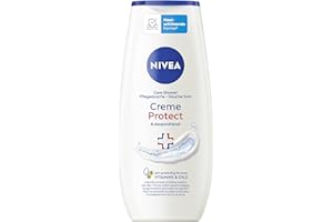 ‎NIVEA NIVEA Creme Protect & Dexpanthenol Pflegedusche, Duschgel mit Vitaminen und Ölen, seifenfreie Cremedusche mit Dexpanthenol für trockene und empfindliche Haut (250 ml)