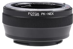 Hersmay PK-NEX objektivmonteringsadapter för Pentax PK K-objektiv som passar för Sony E-Mount NEX5 NEX6 NEX7 A7 I II III IV A