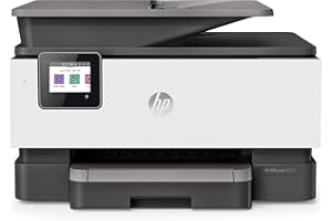 HP OfficeJet Pro 9012 Imprimante tout-en-un Jet d'encre couleur - 2 mois d'Instant ink inclus (A4 Copie Scan Chargeur de documents Scan Recto verso Fax USB Wifi Bac grande capacité 250 feuilles)