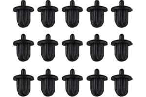 Futheda Lot de 15 Bouchons Anti-poussière en Silicone pour Port d'interface Audio Jack PC DVD Micro Prise Jack 6,35 mm Noir