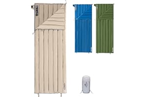 Naturehike Sac de Couchage Enveloppant Ultra léger, pour 3-4 Saisons, imperméable, pour Camping, randonnée, Alpinisme