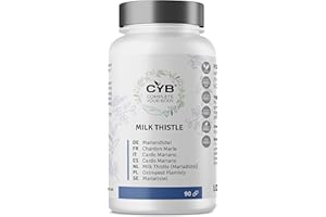 CYB COMPLETE YOUR BODY CYB Milk Thistle - with Silymarin - Vegan Daily Supplement - 90 Capsule
