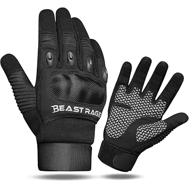 Lot De 2 Paires Mitaines Travail Sans Doigts - Noir - Unisexe - Pour Vélo, Rando, Sport - Respirantes