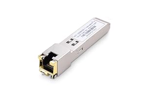 Cable Matters Transceptor modular Ethernet de cobre 1000BASE-T Gigabit SFP a RJ45 para equipos Cisco, Ubiquiti, TP-Link, Huawei, Mikrotik, Netgear y Supermicro