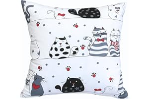 ‎HOUSE ART LIFE Kinder Kissenbezug 40x40 cm - Baumwolle Baby Kopfkissenbezug, Kleinkind Kissenbezug mit Reißverschluss, Bettwäsche für Jungen Mädchen, Ideal für Kinderzimmer, Babybett & Kinderwagen