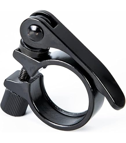ZHuidjo Bicycle Seat Post Quick Release Clamp Folding Seat