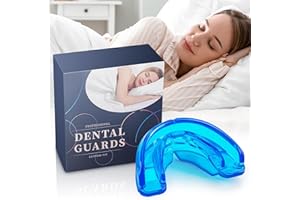 CINSERSR Ferula Antironquidos,Dispositivo Antironquidos Para Dientes,Ferula Dental Bruxismo,Tapón Ronquidos,Protege Los Dientes Seguro Bite Antirronquidos,Adecuado Para Hombres y Mujeres