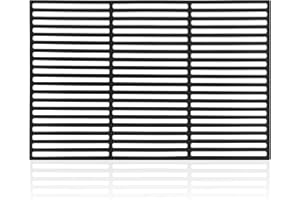 BBQ-Toro Gusseisen Grillrost | 60 x 40 cm | massiv und emailliert | Zubehör für BBQ, Gasgrill, Holzkohlegrill und vieles mehr | emaillierter Grillrost | Gussgrillrost, Grillgitter | Grillzubehör