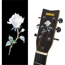 Santafe RS-242SA Chitarra Inlaystickers - Rosetta Per Buca - Design Santafe RS-242SA - Facili Da Applicare Adesivi Intarsio Chitarra - 2