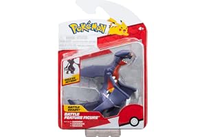 Pokemon figur Garchomp - 11 cm Pokemon figurer - Nyaste 2024 - Officiellt Licensierad Pokemon Leksak