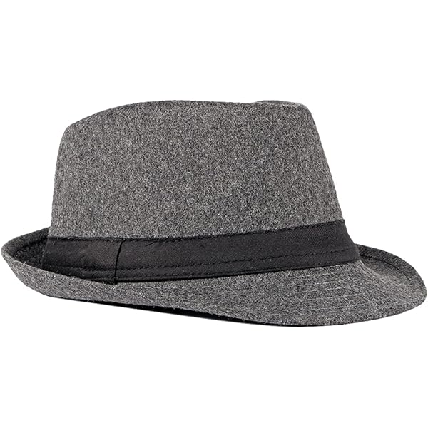 Chapeau Fedora Classique Noir Gamble & Gunn 100% Laine Feutre - Vintage Style - Neuf Avec étiquette