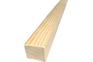MW Profiles Pinewood Timber Moulding 30x30 mm – Smooth Planed Finish – Natural Wood 1m Length (1, 30x30 mm)