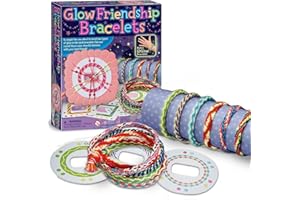 4M Glow in The Dark Friendship Bracelet Making Kit (Multi-Colour)