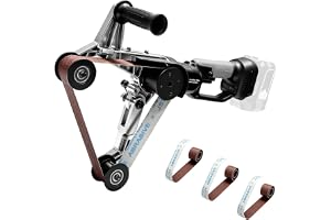 Batteridriven rörbandsslip för Makita 18 V, 800 W med 760 mm slipband, 3 hastigheter, slipmaskin med 3 kornstorlekar 80/100/1