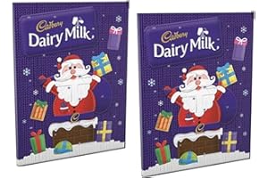 KENNYKRAFTS 2 × Cadbury Dairy Milk Chocolate Advent Calendar 90g Bundle of 2 Christmas 2021