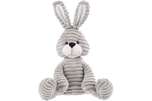 Apricot Lamb – Kuscheltier grau hase 30 cm – Plüsch Spielzeug Plüschtier für Kinder und Baby – Flauschiger Stofftier zum Spielen, Geschenk & Kuscheln – Gemütliches Schmusetier – Cord hase