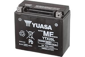 ‎YUASA Yuasa YTX20L 12V 270 CCA Wartungsfreie AGM VRLA-Motorradbatterie