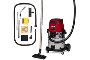 Einhell Aspirador en seco y húmedo con batería TE-VC 36/25 Li S-Solo Power X-Change (iones de litio, 2x 18V, modo ECO/BOOST, potencia de aspiración 150 mbar, 25 L, sin batería ni cargador)