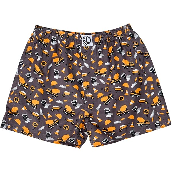 Happy Shorts Boxershorts Herren – 2er Pack, Aus 95% Baumwolle & 5% Elasthan, Mit Witzigen Designs, Anatomischer Schnitt