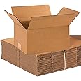 SECUREMENT® Corrugated Brown Boxes for online selling/ecommerce - 3 PLY (150 GSM) - 100 Boxes (9 x 8 x 8 inch)