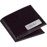 The Wallet Store Personalized Solid Men's Leather Walle...
