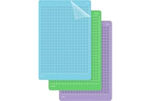 UIOK Alfombrilla de Corte para Cricut Joy Xtra, Tapetes de Corte 3 Piezas Tapete Adhesivo Cutting Mat, Almohadilla Fombrilla de Corte para Cricut Accesorios DIY Manualidades