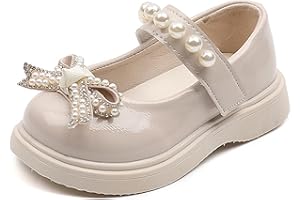 New front Mary Jane Basse per Bambina Scarpe Ballerina per Bambina 3 Anni Scarpe Eleganti Bimba Suola Antiscivolo Abito da Principessa Estate Feste di Compleanno Feste a Tema