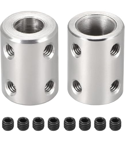 Giunto Albero Motore 8mm-8mm - 2 Pezzi, Accoppiamento Rigido In Acciaio Per Stampanti 3D E CNC - Foto 6