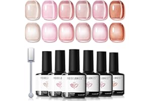 Modelones Cat Eye lakier UV magnes 6 kolorów do paznokci - Manicure Soak Off Żelowy Lakier Dzdobenia