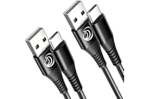 YOSOU Cable USB C [1M/Lot de 2] Câble USB C Charge Rapid 3A Cable USB C vers USB Tressé Câble Chargeur Type C pour Samsung Galaxy S20 S21 S22 S23 S9 S10 A50 A51 A53 A14 A20e,Huawei,Sony Xperia XZ, Xiaomi