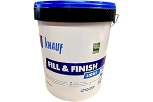 Knauf SHEETROCK Fill & Finish light - 20 kg, Kunststoff, Paste, Fll- und Feinspachtel, Spachtelmasse, wei, 2E+4 gramm