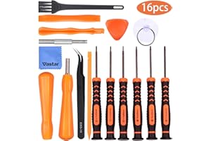 Vastar Juego de Destornilladores para Nintendo 3,8 mm y 4,5 mm - 15 en1 Hermoso Embalaje y Juego de Herramientas de Reparación para Teléfono, Consola Nintendo Switch, Nintendo DS, Wii, Consola