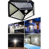 Su Ge&ccedil;irmez G&uuml;neş Enerjili Suya Dayanıklı 100 Led Duvar Lambası 1410