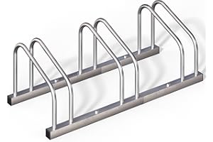 MONZANA® Fahrradständer für 3 Fahrräder Mehrfachständer mit 37 cm Radabstand für 30-65mm Reifenbreite Fahrradhalter Aufstells