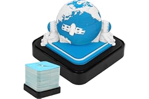 BUTORY Calendario da scrivania con luci 2024 Calendario 3D Memo Pad creativo da tavolo Memo Pad Calendario da scrivania Calendario da scrivania Home conto alla rovescia decorazione per scrivania, ufficio,