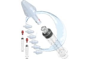 INTALYS Rino Set Lavaggio Nasale Bambini e Adulti, Kit Pulizia Naso Made in Italy con Siringa e Irrigatore per Soluzione Fisiologica (2 Siringhe, 6 Olive)