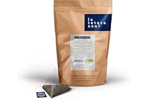 LATETERAZUL LA TETERA AZUL Té Negro Early Grey Premium Con Aroma De Bergamota. Infusión Estimulante Termogénica. Bolsa De 60 Pirámides.